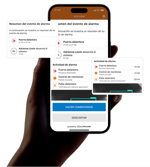 alertas de alarma